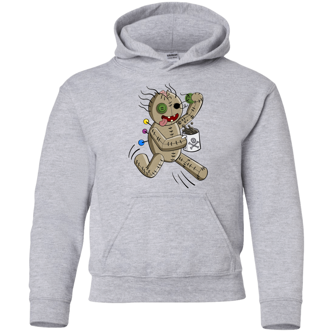 Sweatshirts Sport Grey / YS Voodoo Coffee Runner Youth Hoodie