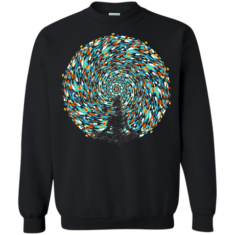 Sweatshirts Black / S Vortex Bending Crewneck Sweatshirt