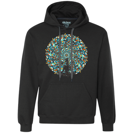 Sweatshirts Black / S Vortex Bending Premium Fleece Hoodie