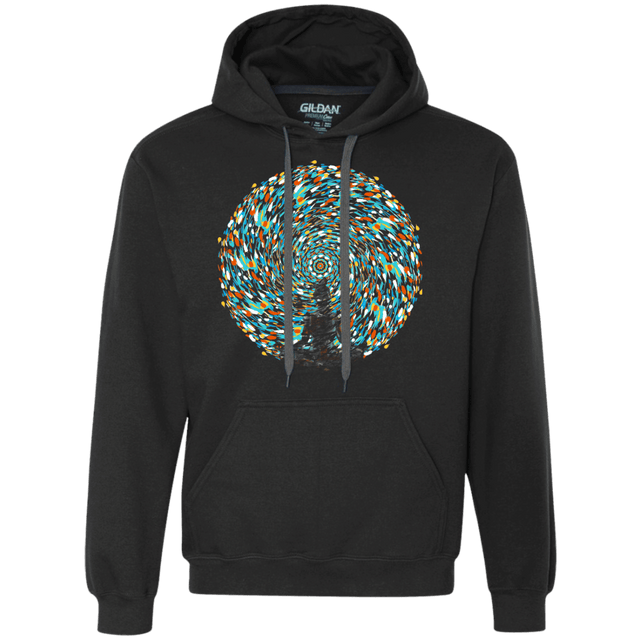 Sweatshirts Black / S Vortex Bending Premium Fleece Hoodie