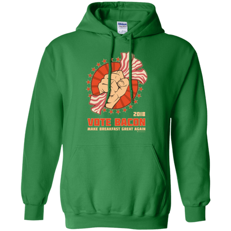 Sweatshirts Irish Green / Small Vote Bacon In 2018 Pullover Hoodie
