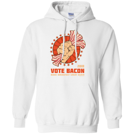 Sweatshirts White / Small Vote Bacon In 2018 Pullover Hoodie