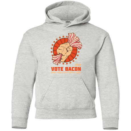 Sweatshirts Ash / YS Vote Bacon In 2018 Youth Hoodie