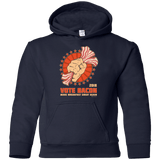 Sweatshirts Navy / YS Vote Bacon In 2018 Youth Hoodie