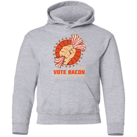 Sweatshirts Sport Grey / YS Vote Bacon In 2018 Youth Hoodie