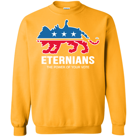 Sweatshirts Gold / Small Vote Eternians Crewneck Sweatshirt