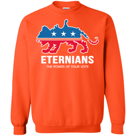 Sweatshirts Orange / Small Vote Eternians Crewneck Sweatshirt