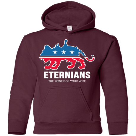 Sweatshirts Maroon / YS Vote Eternians Youth Hoodie