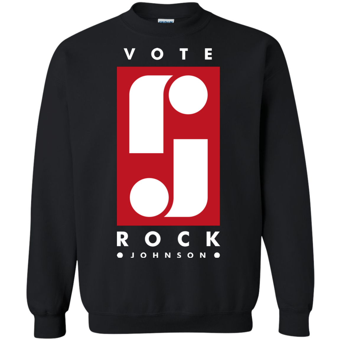 Vote Rock Johnson Crewneck Sweatshirt