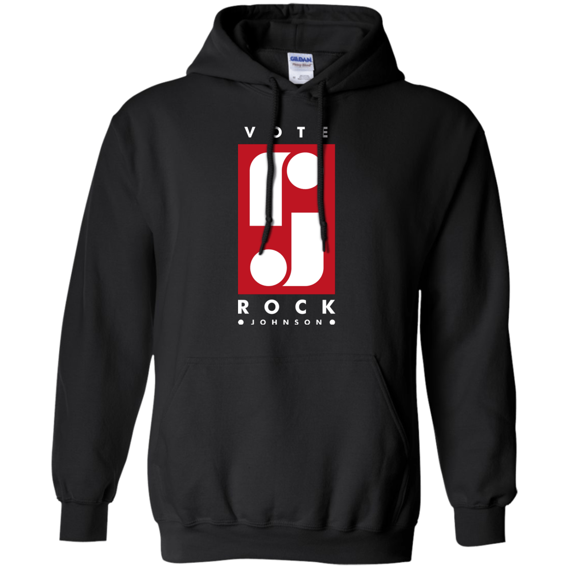 Sweatshirts Black / S Vote Rock Johnson Pullover Hoodie