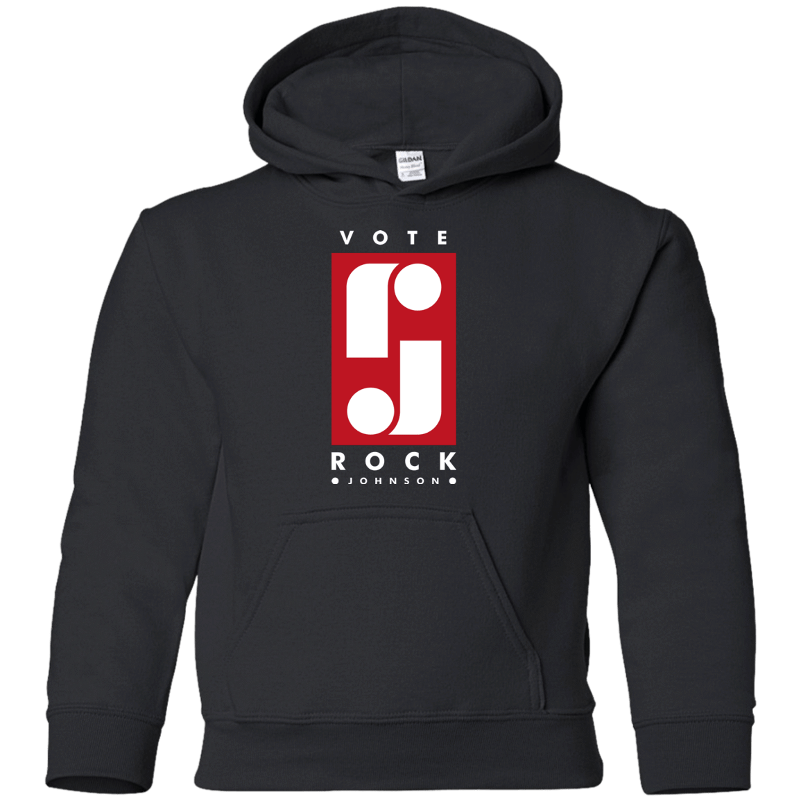 Sweatshirts Black / YS Vote Rock Johnson Youth Hoodie
