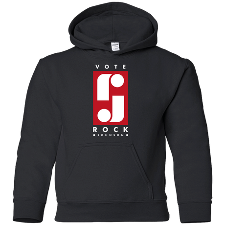 Sweatshirts Black / YS Vote Rock Johnson Youth Hoodie