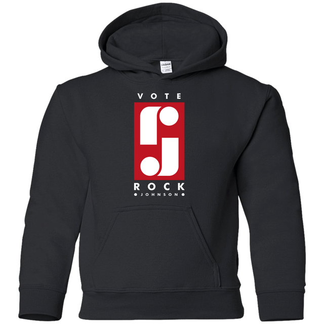 Sweatshirts Black / YS Vote Rock Johnson Youth Hoodie