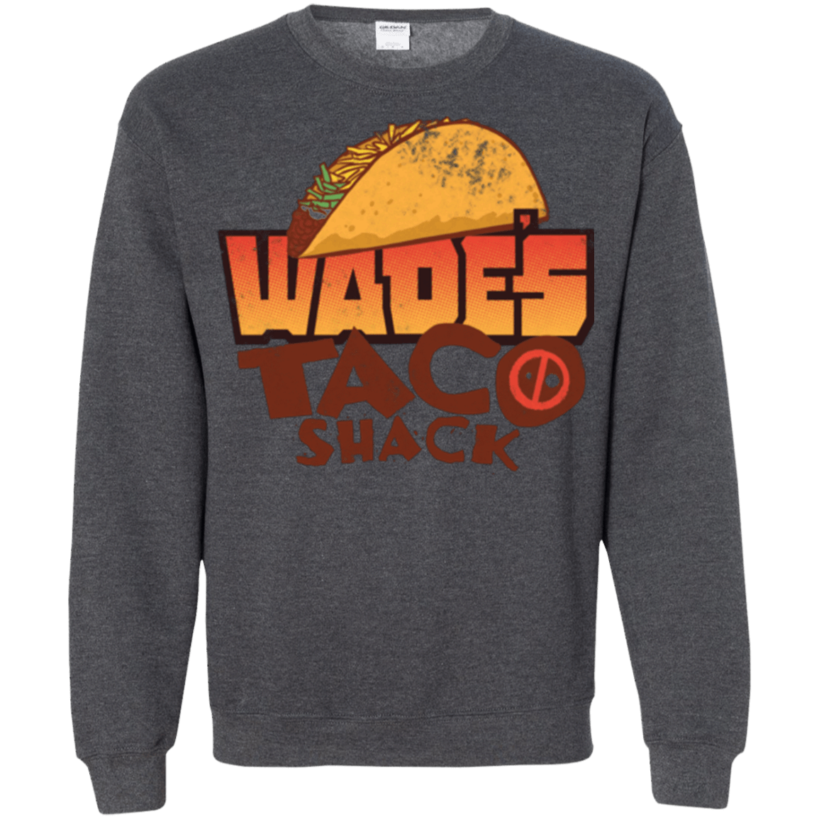 Sweatshirts Dark Heather / Small Wade Tacos Crewneck Sweatshirt