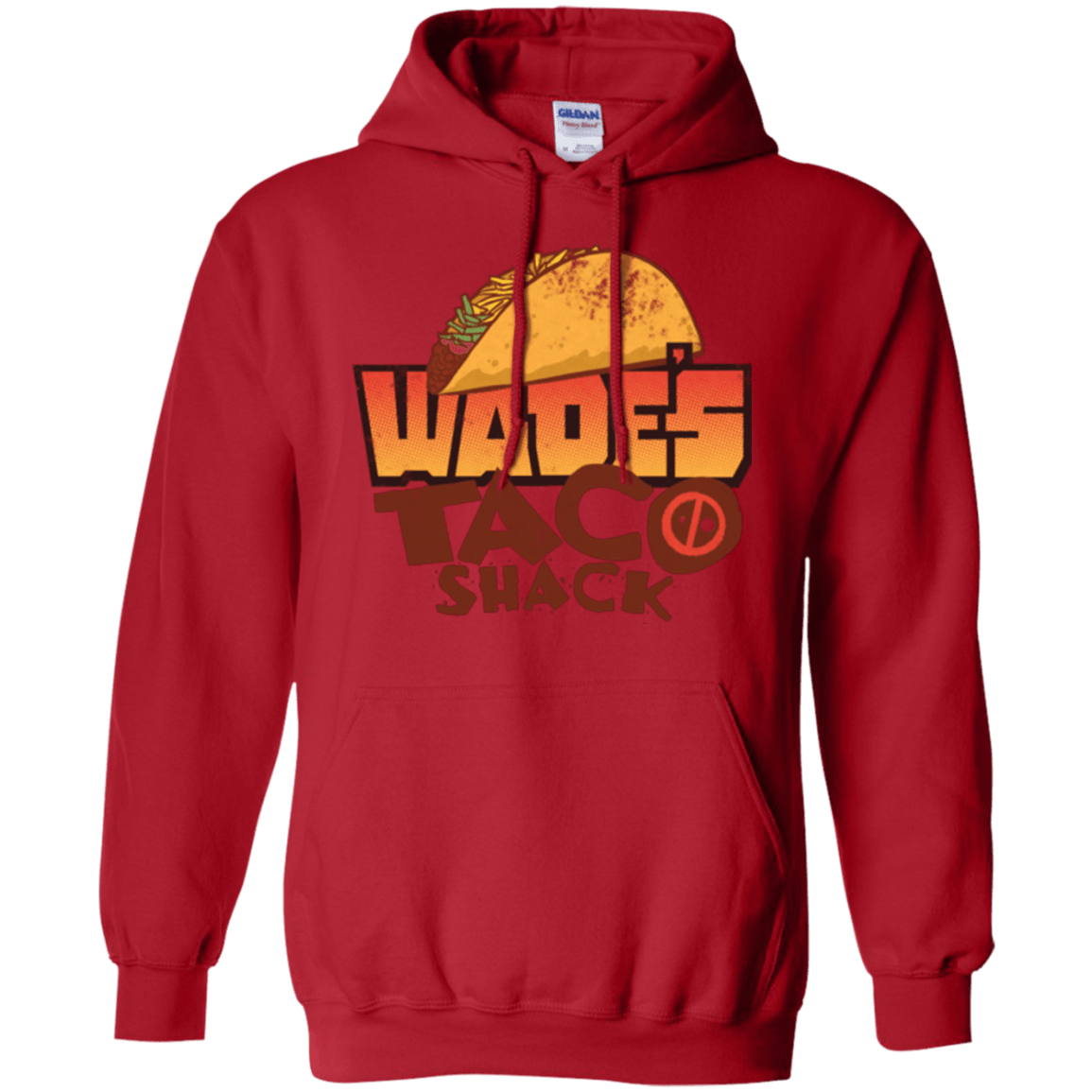 Sweatshirts Red / Small Wade Tacos Pullover Hoodie