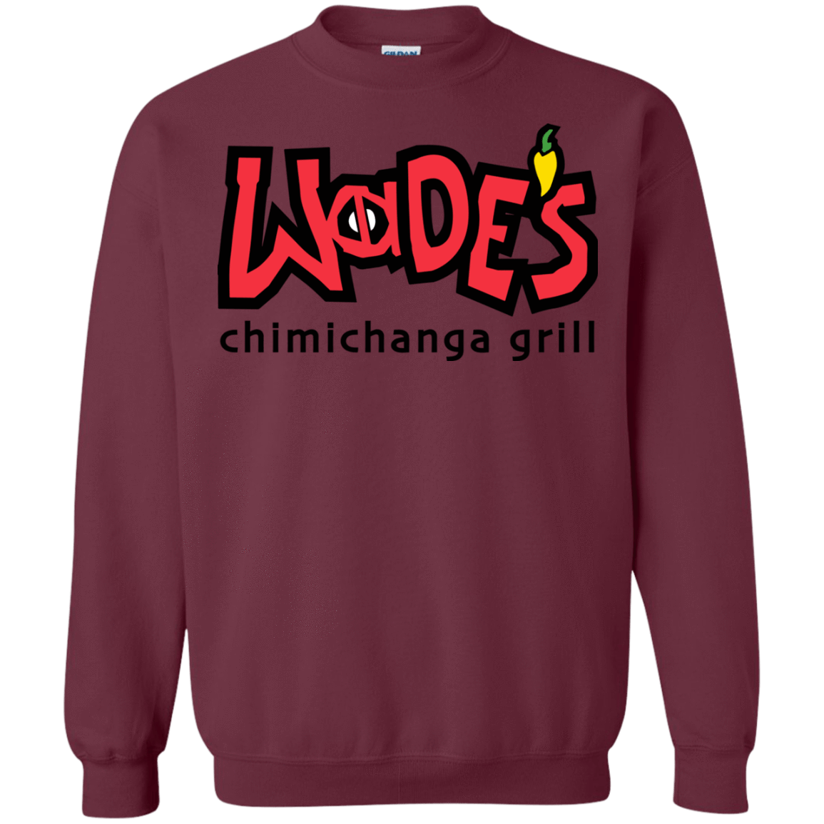Sweatshirts Maroon / S Wades Grill Crewneck Sweatshirt
