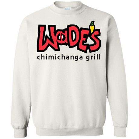 Sweatshirts White / S Wades Grill Crewneck Sweatshirt