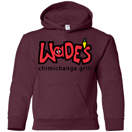 Sweatshirts Maroon / YS Wades Grill Youth Hoodie
