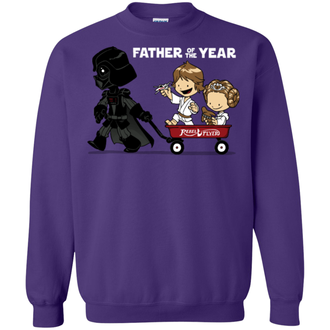 Sweatshirts Purple / Small WagonRide Crewneck Sweatshirt