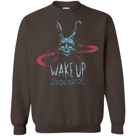 Sweatshirts Dark Chocolate / Small Wake up 28064212 Crewneck Sweatshirt