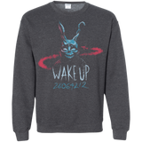 Sweatshirts Dark Heather / Small Wake up 28064212 Crewneck Sweatshirt