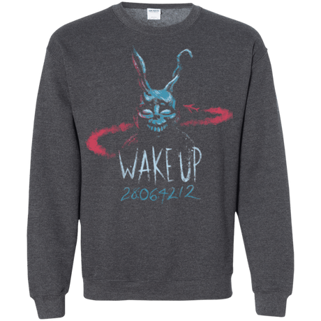 Sweatshirts Dark Heather / Small Wake up 28064212 Crewneck Sweatshirt