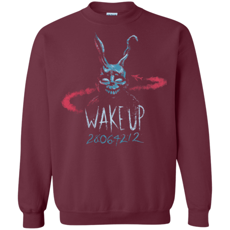 Sweatshirts Maroon / Small Wake up 28064212 Crewneck Sweatshirt