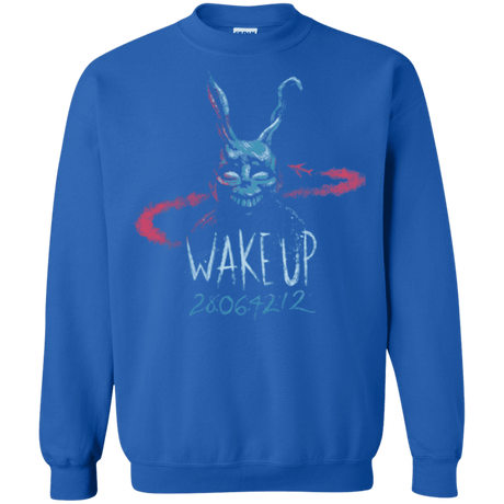 Sweatshirts Royal / Small Wake up 28064212 Crewneck Sweatshirt
