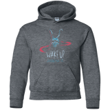 Sweatshirts Dark Heather / YS Wake up 28064212 Youth Hoodie
