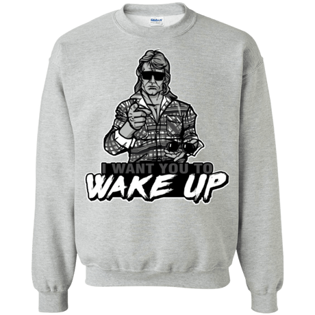 Sweatshirts Sport Grey / Small Wake Up Crewneck Sweatshirt