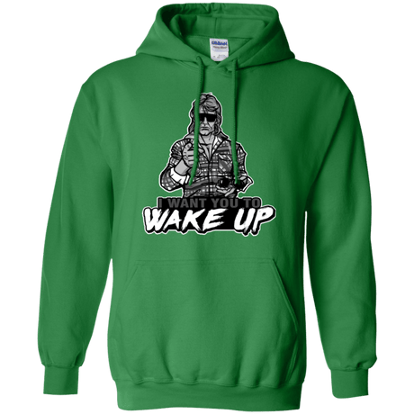 Sweatshirts Irish Green / Small Wake Up Pullover Hoodie