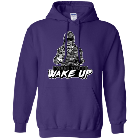Sweatshirts Purple / Small Wake Up Pullover Hoodie