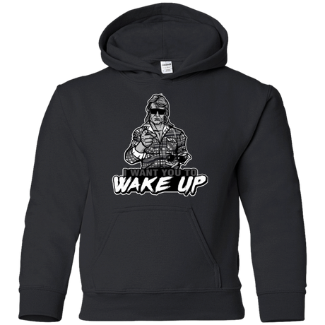 Sweatshirts Black / YS Wake Up Youth Hoodie