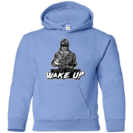 Sweatshirts Carolina Blue / YS Wake Up Youth Hoodie