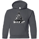 Sweatshirts Charcoal / YS Wake Up Youth Hoodie