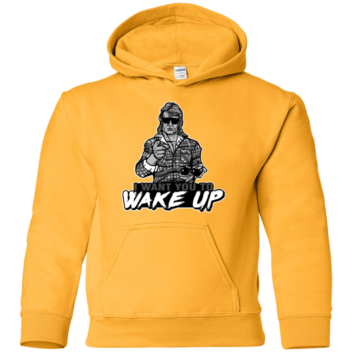 Sweatshirts Gold / YS Wake Up Youth Hoodie