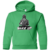 Sweatshirts Irish Green / YS Wake Up Youth Hoodie