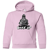 Sweatshirts Light Pink / YS Wake Up Youth Hoodie