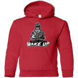 Sweatshirts Red / YS Wake Up Youth Hoodie