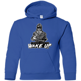 Sweatshirts Royal / YS Wake Up Youth Hoodie