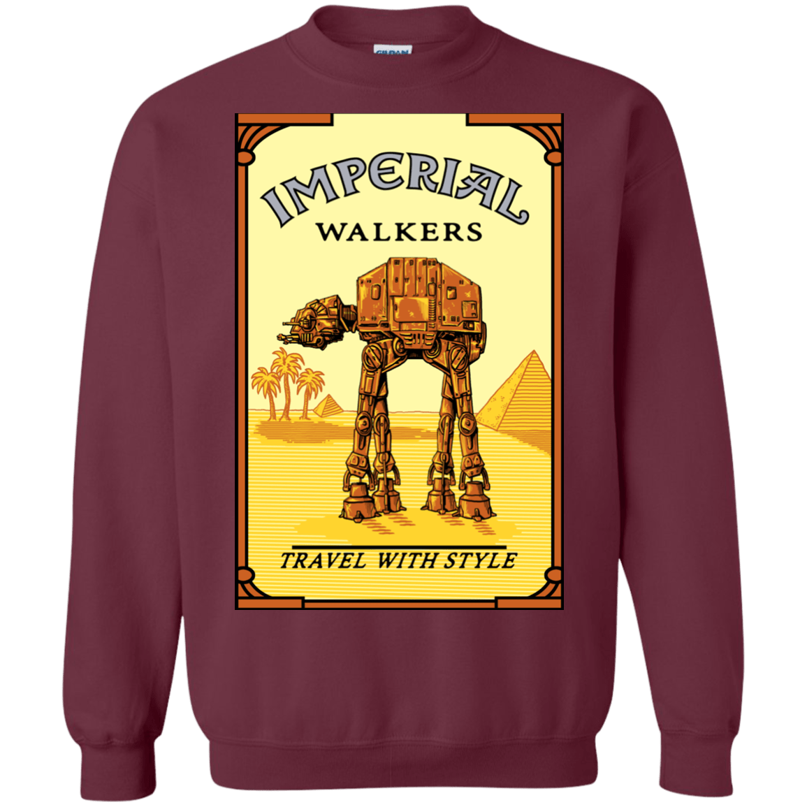 Sweatshirts Maroon / Small Walk Like An Egyptian Crewneck Sweatshirt