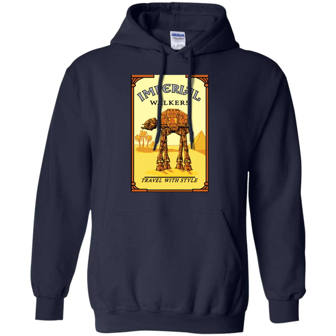 Sweatshirts Navy / Small Walk Like An Egyptian Pullover Hoodie