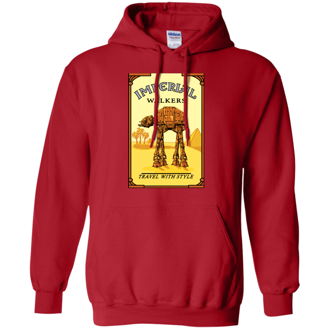 Sweatshirts Red / Small Walk Like An Egyptian Pullover Hoodie