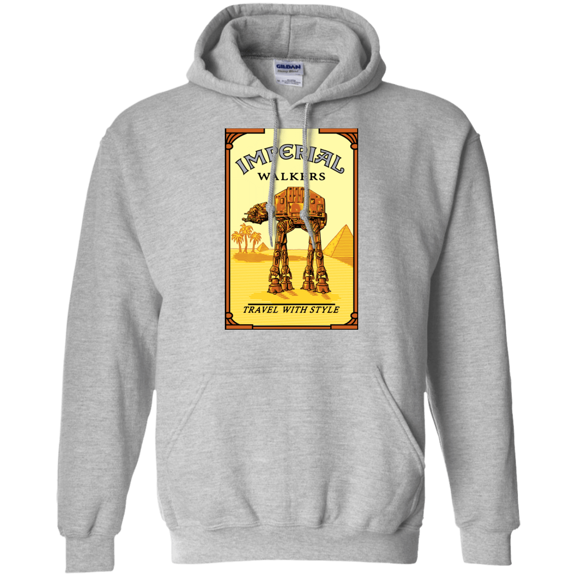 Sweatshirts Sport Grey / Small Walk Like An Egyptian Pullover Hoodie