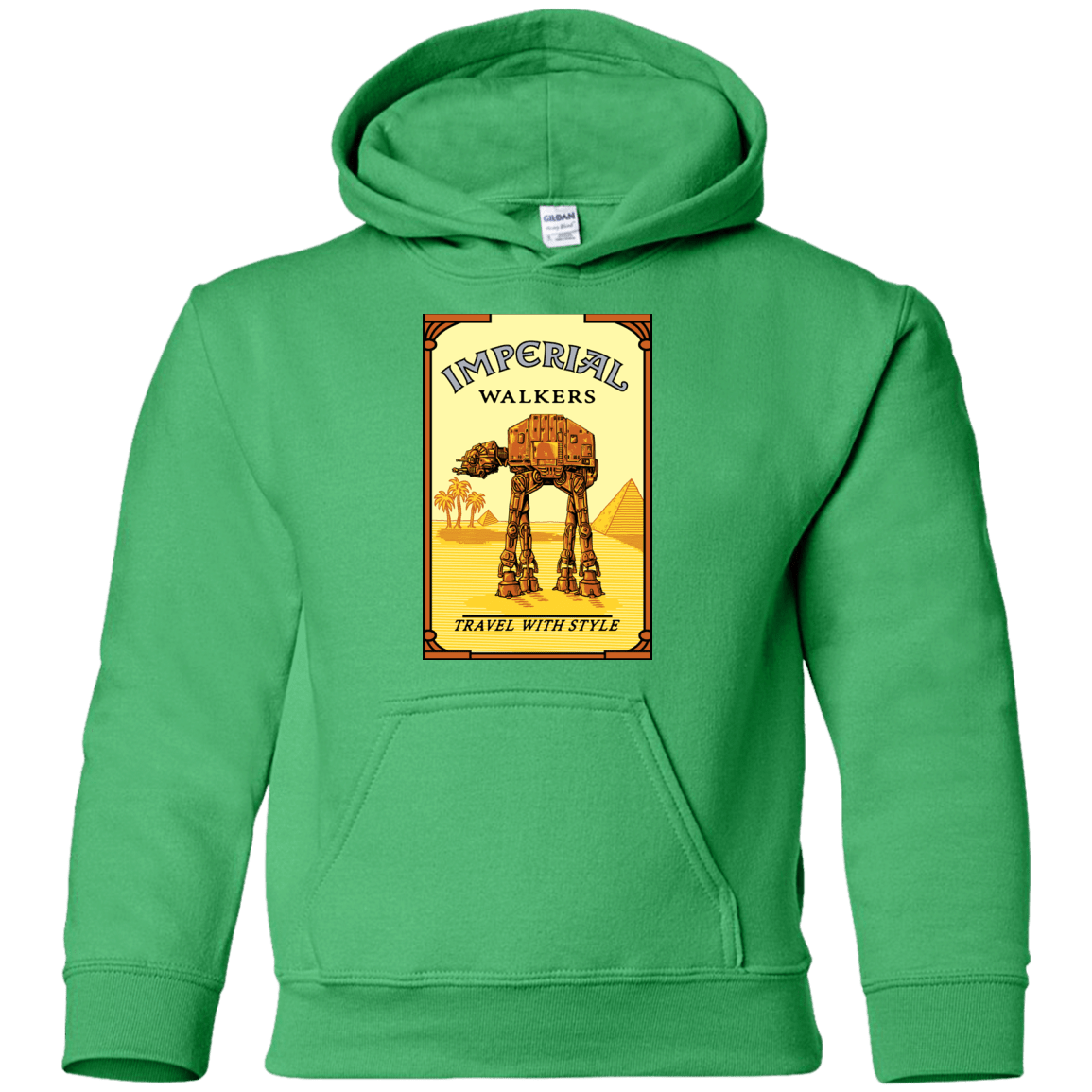 Sweatshirts Irish Green / YS Walk Like An Egyptian Youth Hoodie