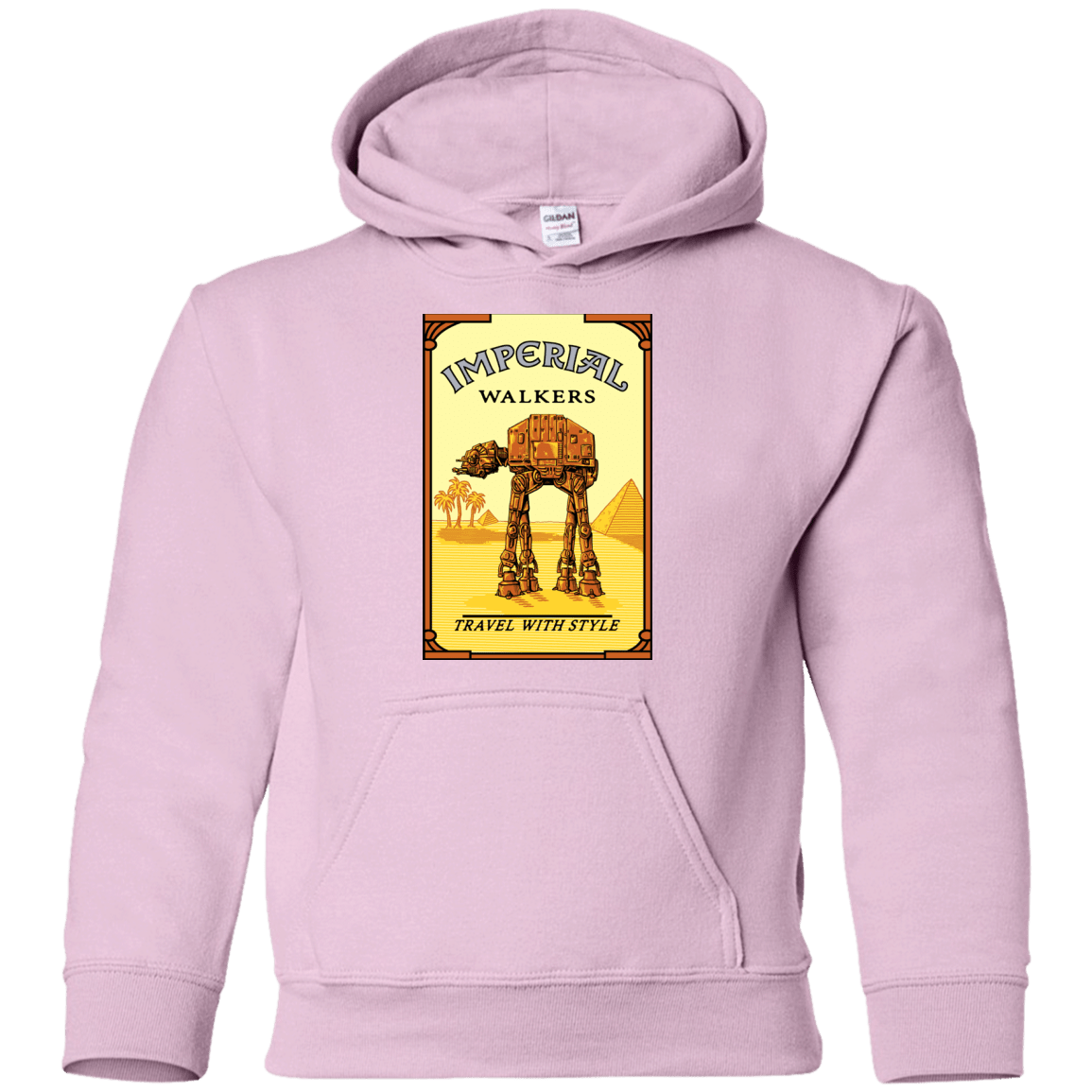 Sweatshirts Light Pink / YS Walk Like An Egyptian Youth Hoodie