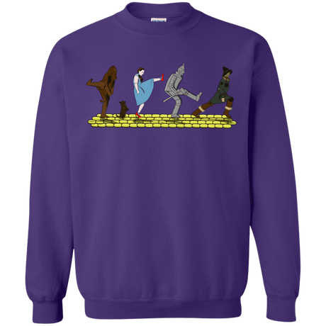 Sweatshirts Purple / S Walk to Oz Crewneck Sweatshirt