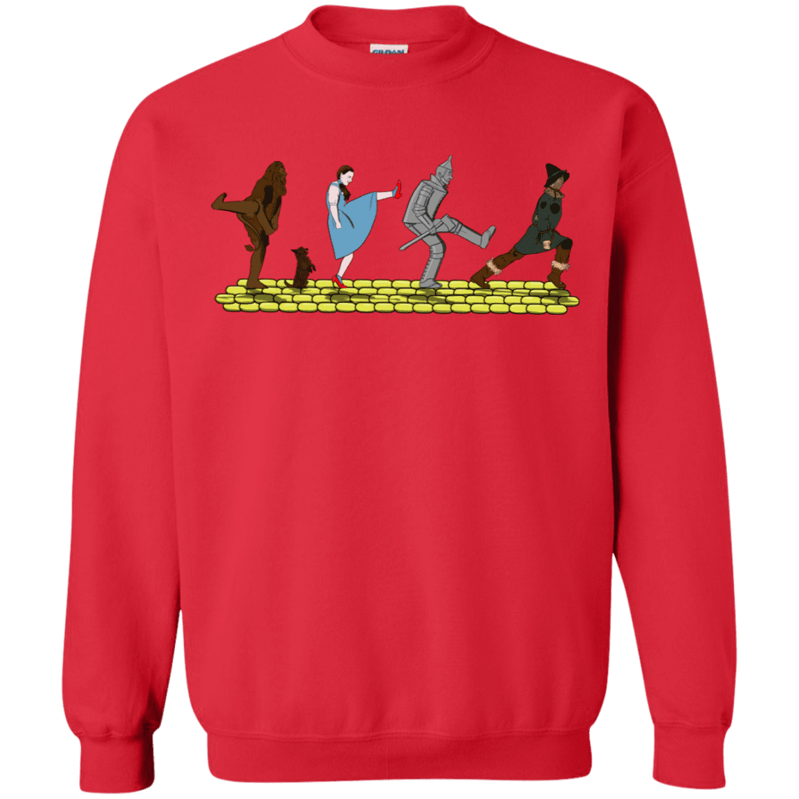 Sweatshirts Red / S Walk to Oz Crewneck Sweatshirt