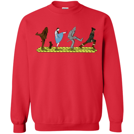 Sweatshirts Red / S Walk to Oz Crewneck Sweatshirt