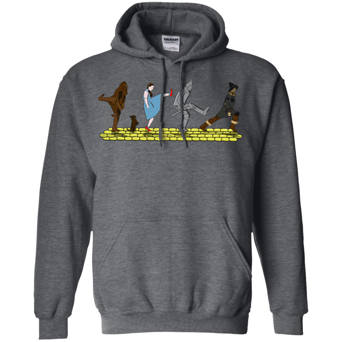 Sweatshirts Dark Heather / S Walk to Oz Pullover Hoodie